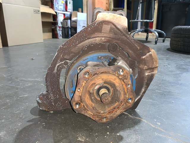 2012 Porsche Panamera Rear LH Driver Axle Shaft W/ Knuckle OEM