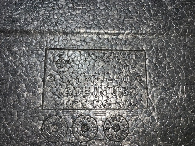 2007-2015 BMW X5 Floor Sound Insulation Foam OEM