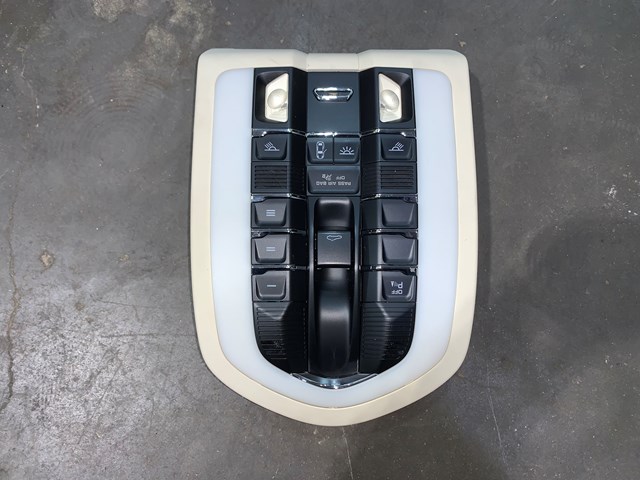 2012 Porsche Panamera Front Overhead Dome Light Controls OEM 7PP959551EJ