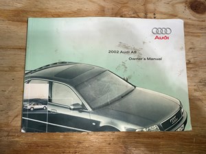 2002 Audi A8 Owner's Manual OEM