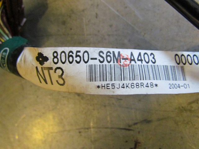 2004 Acura RSX Type S AC/Blower Wire Harness 80650-S6M-A403