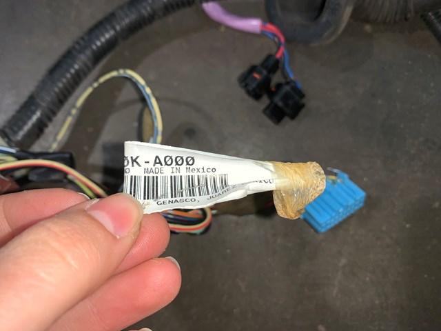 2000 Acura TL Front LH Driver Door Wiring Wire Harness OEM 