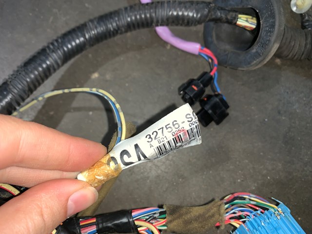 2000 Acura TL Front LH Driver Door Wiring Wire Harness OEM 