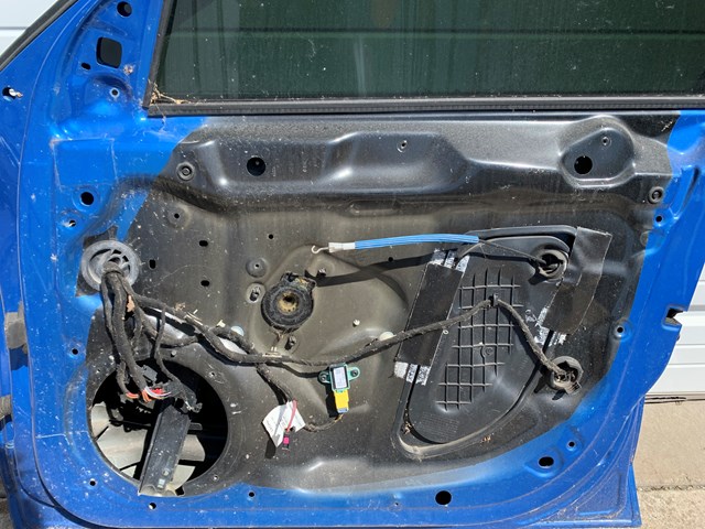 2010 Audi S4 Front RH Passenger Door Shell Blue OEM
