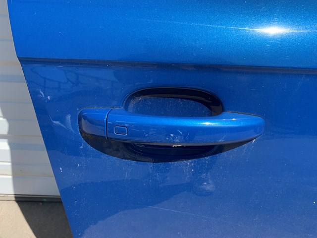 2010 Audi S4 Front RH Passenger Door Shell Blue OEM