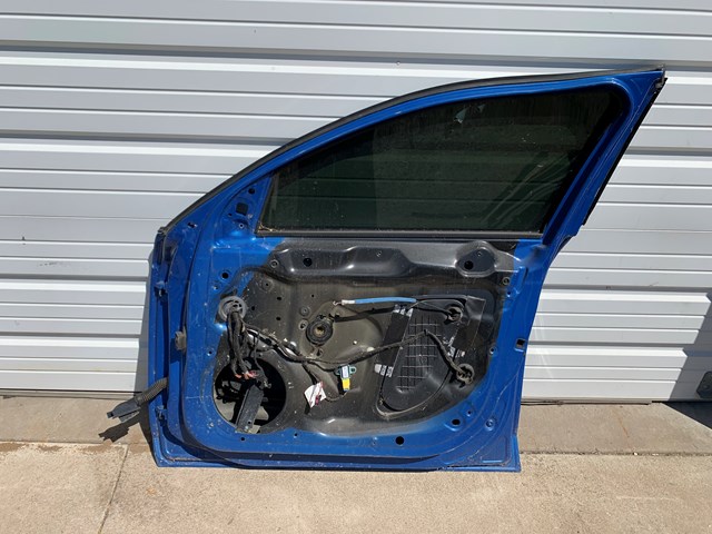 2010 Audi S4 Front RH Passenger Door Shell Blue OEM
