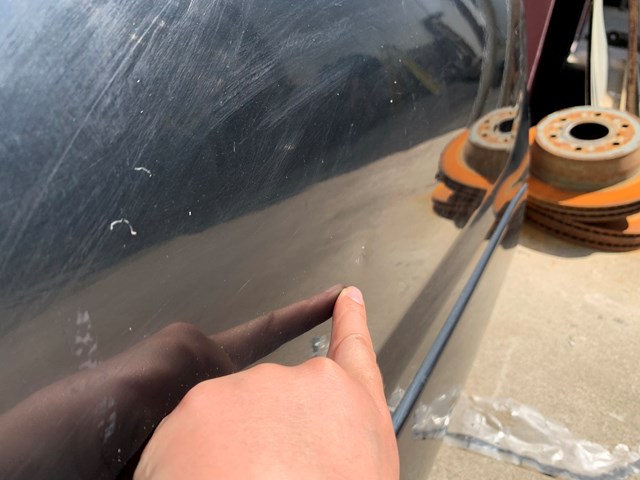 2007 Subaru Forester Front RH Passenger Door Shell Black OEM