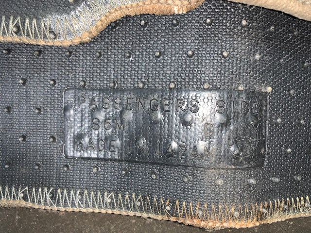 2003 Acura RSX Type S Floor Mat Set OEM Tan