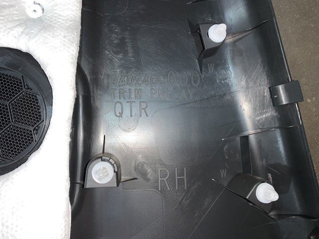 2023 Toyota GR86 Rear RH Passenger Quarter Panel Trim OEM