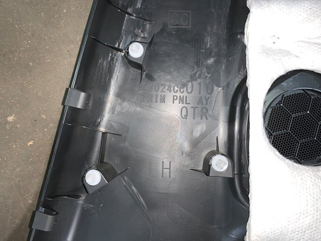 2023 Toyota GR86 Rear LH Driver Quarter Panel Trim OEM