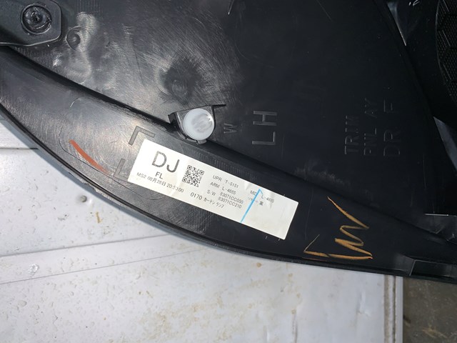 2023 Toyota GR86 Front LH Driver Door Panel OEM