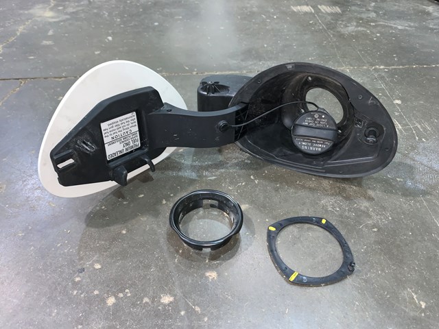 2023 Toyota GR86 Fuel Gas Tank Door Lid OEM White (See Photos)