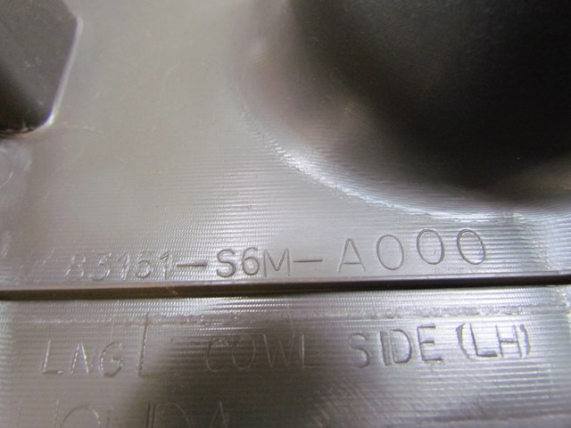 2004 Acura RSX Type S LH Drivers Interior Panel 83151-S6M-A000