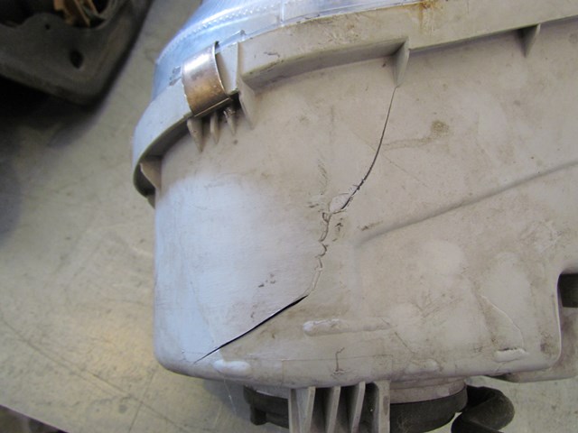 1997 Acura Integra Coupe Front RH Passenger Headlight Housing Fixable See Pics