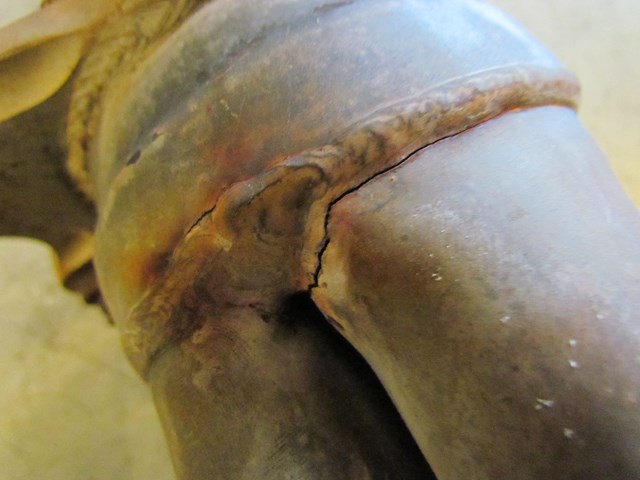 2004 Acura RSX Type S Exhaust Tubular Header Cracked See Pics