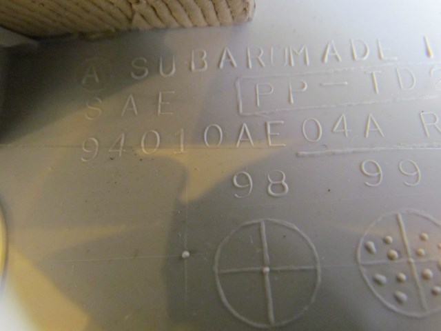 2003 Subaru Legacy Outback RH Passenger A Pillar Panel 94010AE04A