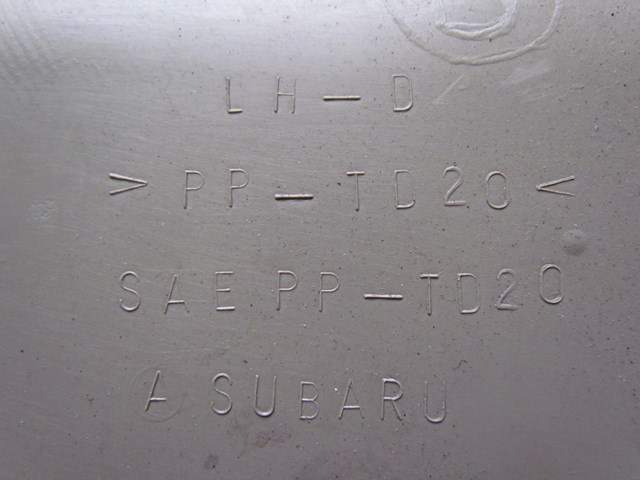 2003 Subaru Legacy Outback LH Drivers Inner Console Kick Panel