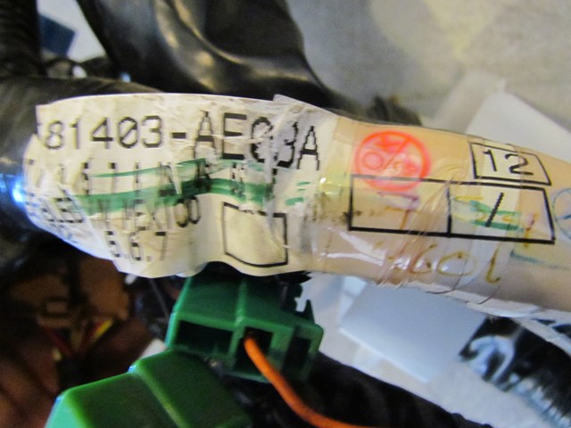 2003 Subaru Legacy Outback AT Dash Bulkhead Wiring Harness 81403-AE08A