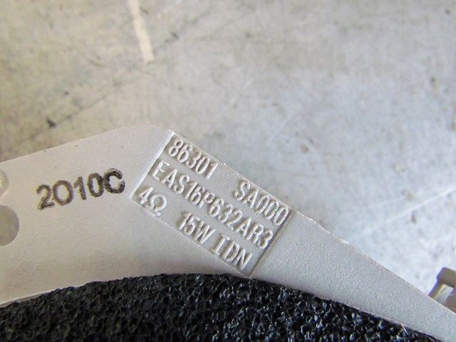 2003 Subaru Forester Front RH Passenger Door Speaker 86301 SA000