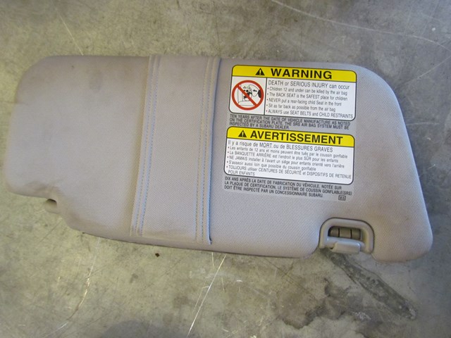 2003 Subaru Forester Front RH Passenger Sun Visor