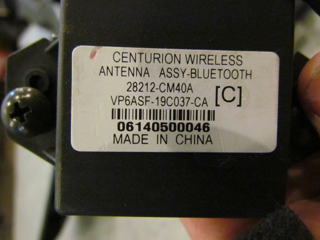 2006 Infiniti G35 Coupe Bluetooth Antenna Module 28212-CM40A