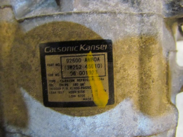 2006 Infiniti G35 Coupe AC Compressor 92600 AM80A