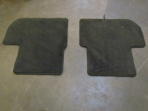 2006 Infiniti G35 Coupe Rear Floor Mats Black