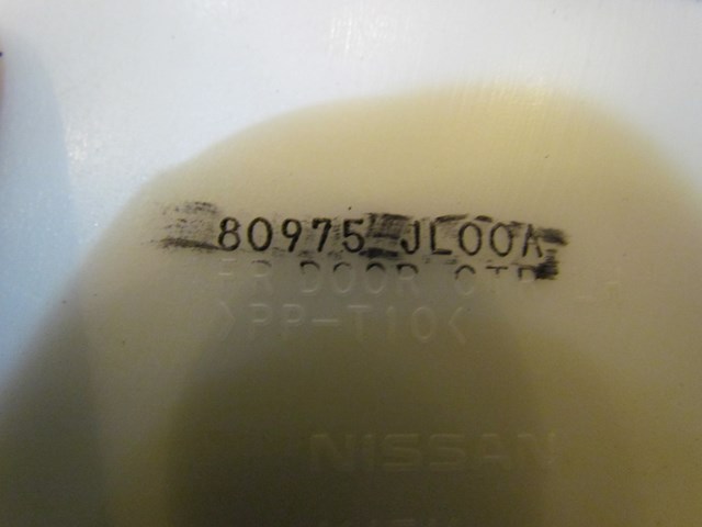 2008 Infiniti G37 Coupe Front LH Drivers Door Panel Upper Insert 80975 JL00A