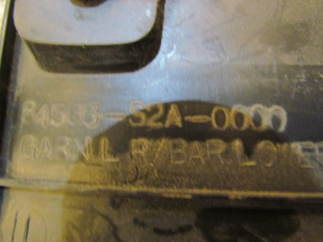 2003 Honda S2000 Roll Bar Panel Interior Trim Panel 84535-S2A-0000