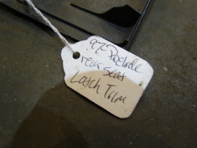 1997 Honda Prelude Rear Seat Latch Trim Panel