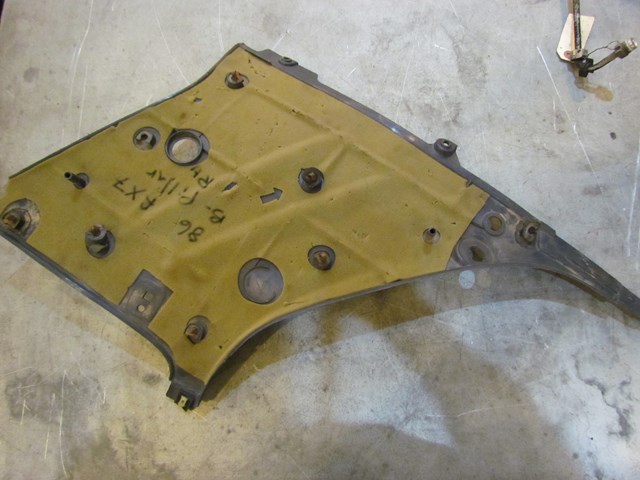 1986 Mazda RX-7 RH Passenger B Pillar Trim Panel Blue