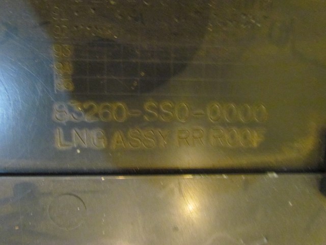 1992 Honda Prelude SiR Trunk Finish Panel 83260-SS0-0000