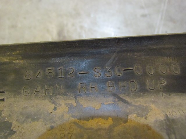 1997 Honda Prelude Rear Hatch Latch Panel 84512-S30-0000