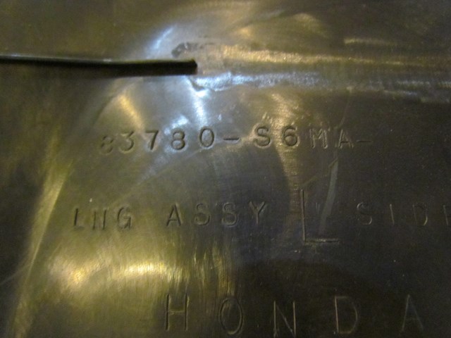 2003 Acura RSX Rear LH Drivers Quarter Trim Panel BLK 83780-S6MA