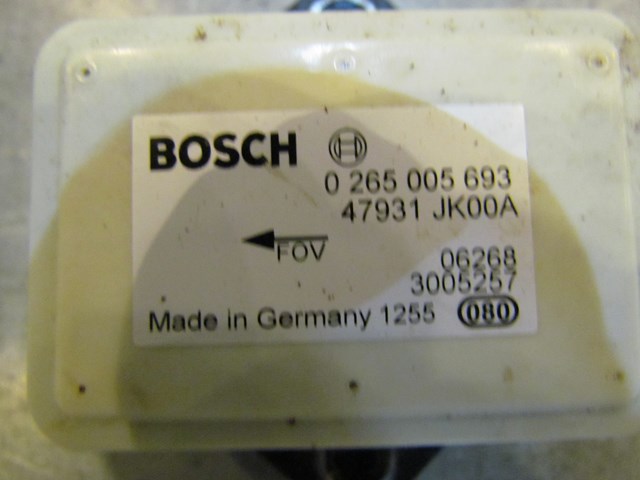 2007 Infiniti G35X Yaw Rate Sensor 0 265 005 693