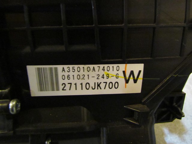 2007 Infiniti G35X Heater Core / Evaporator Assy 27110 JK700