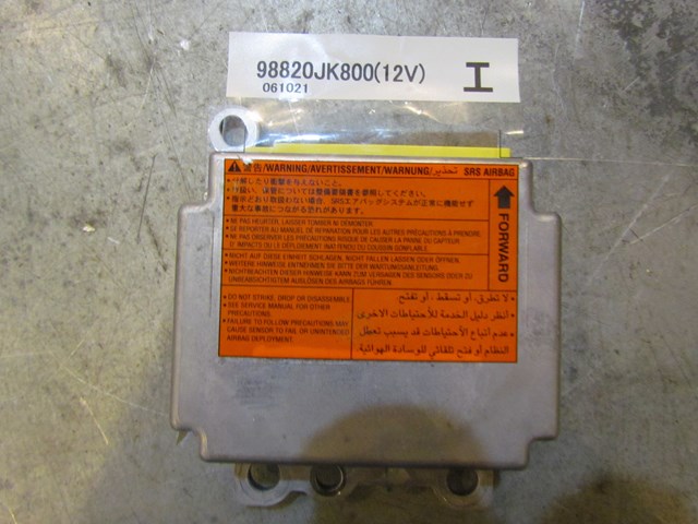 2007 Infiniti G35X Sedan AT Air Bag Sensor 98820JK800 Deployed Needs Reset