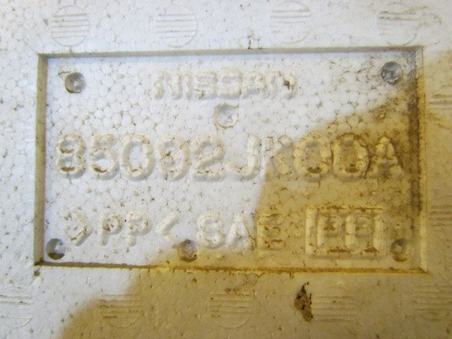 2007 Infiniti G35X Rear RH Passenger Bumper Impact Foam Absorber OEM