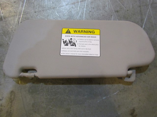 2007 Mazda MazdaSpeed 3 RH Passenger Sun Visor