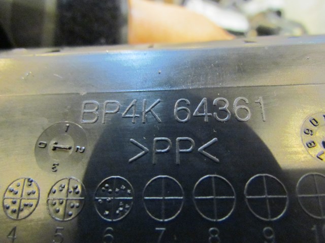 2007 Mazda MazdaSpeed 3 Center Console Cup Holder Assy BP4K 64361