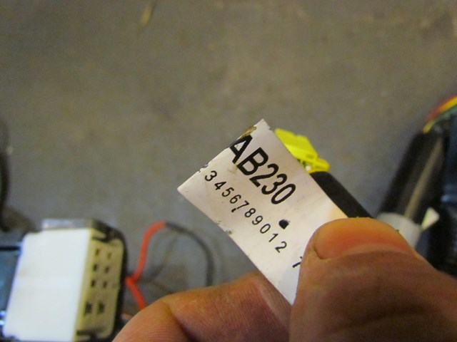 2007 Mazda MazdaSpeed3 Interior Body Wiring Harness OEM BAP3-67030