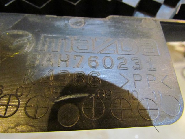 2007 Mazda MazdaSpeed 3 Steering Column Under Panel BAH760231