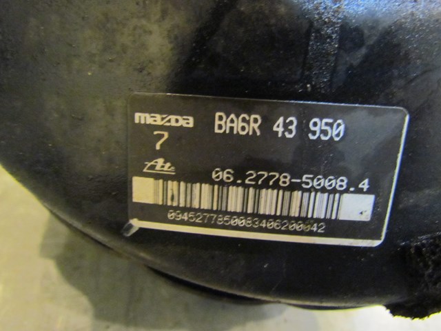2007 Mazda MazdaSpeed 3 Turbo Brake Booster
