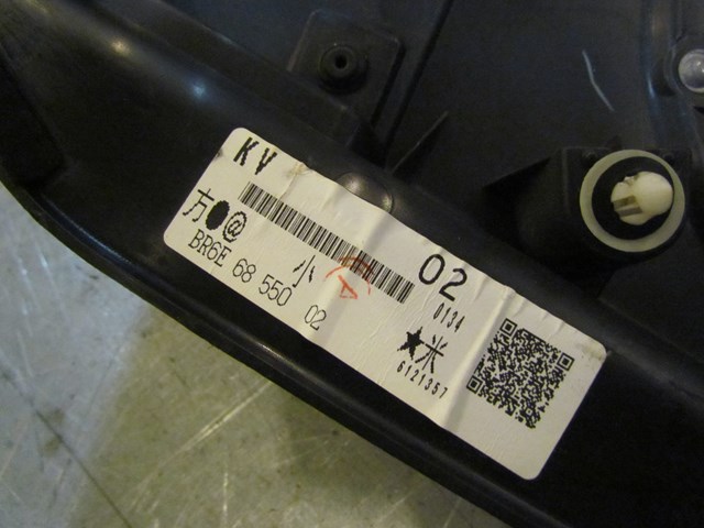 2007 Mazda MazdaSpeed 3 Rear LH Drivers Door Panel BLK