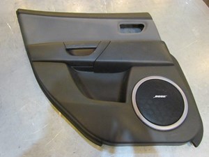 2007 Mazda MazdaSpeed 3 Rear LH Drivers Door Panel BLK