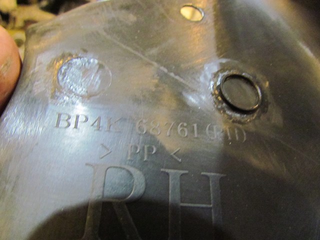 2007 Mazda MazdaSpeed 3 Rear RH Passenger Hatch Trim Panel BP4K 68761