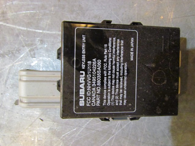 2004 Subaru Forester Keyless Entry Unit 98221SA080