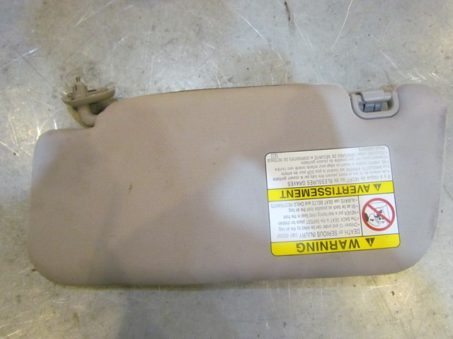 2003 Subaru Forester Front Rh Passenger Sun Visor