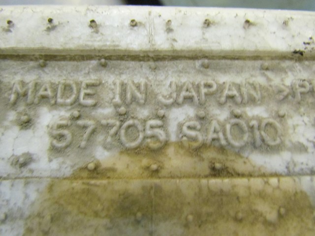 2004 Subaru Forester XT Turbo MT Rear Bumper Reinforcement Foam 57705 SA010