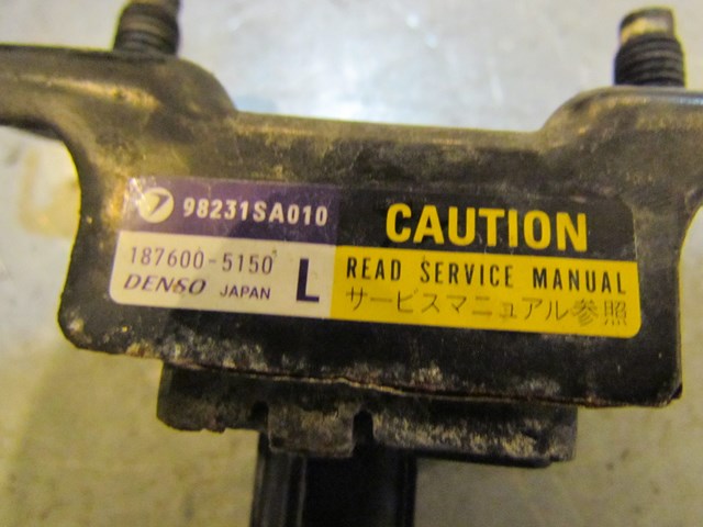 2004 Subaru Forester XT Turbo MT LH Drivers Air Bar Impact Sensor 98231SA010